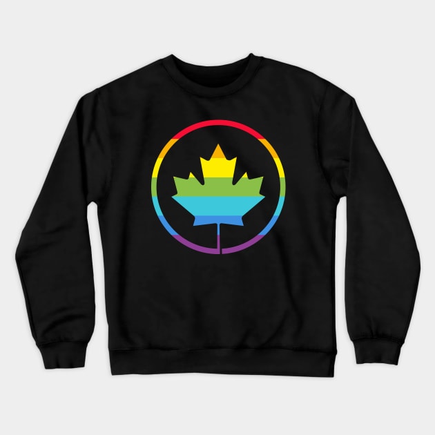 Lgbt Canada Pride Crewneck Sweatshirt by ManulaCo